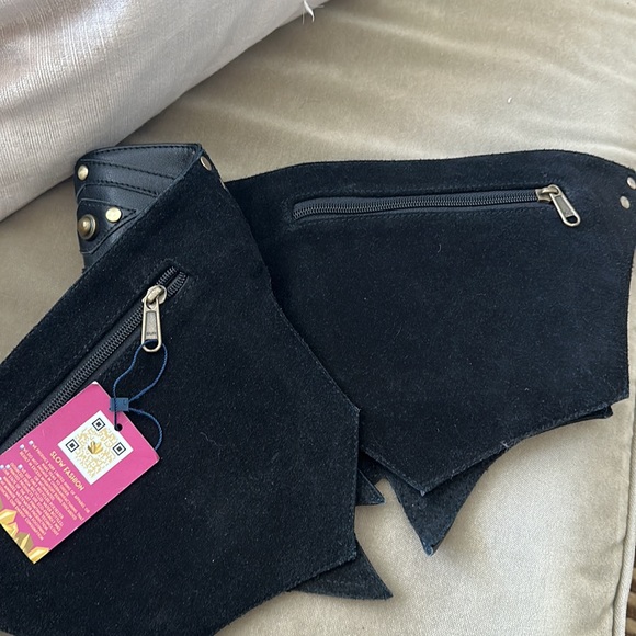 Genuine leather utility belt, Fanny pack, festival belt bag - Picture 9 of 9